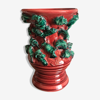 Vase en barbotine Schneider Paris