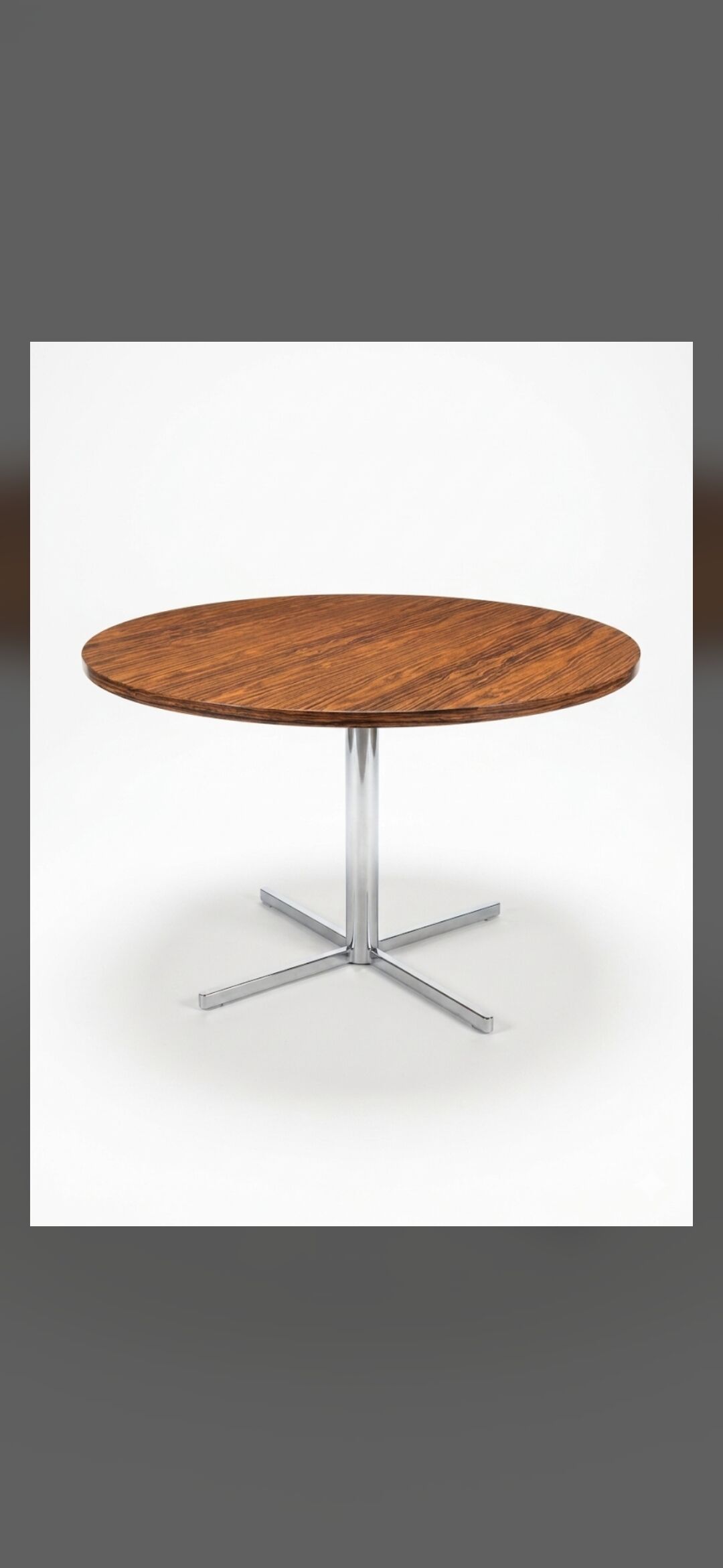 Formica table with chrome legs from the 1970s.