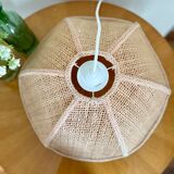Suspension Rattan Vintage Rose Salmon