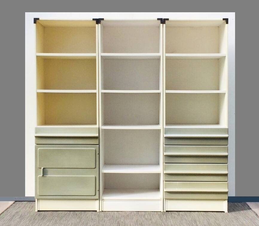 Set of 3 Guy Bernard cabinets for Meurop # Vintage 70s