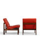 Moduline Easy chair and table by Ole Gjerlov-Knudsen, for France & Son 1960s