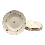 6 hollow plates "Moulin des Loups - Beauce model"