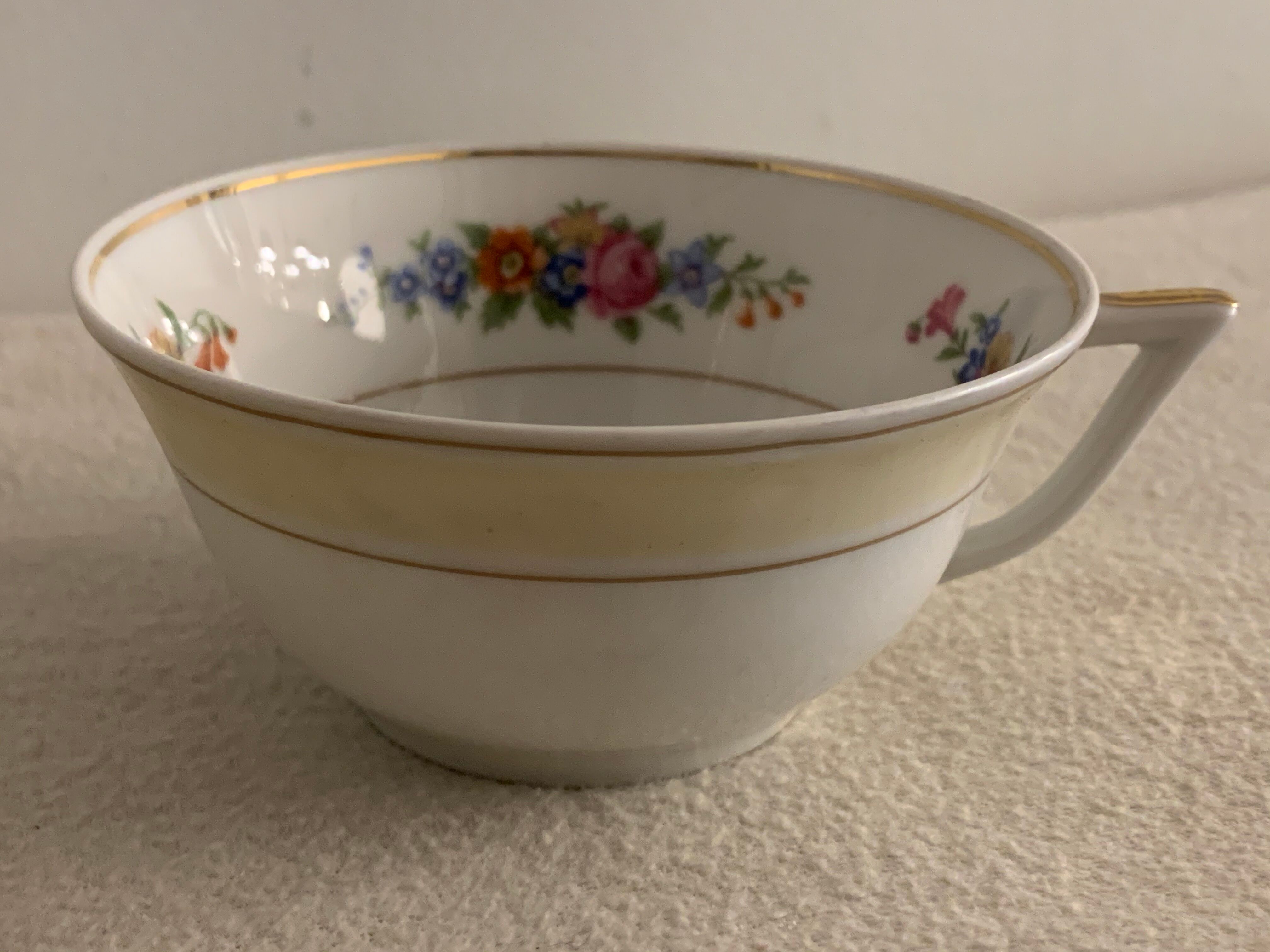 Limoges art deco porcelain coffee service by Legrand
