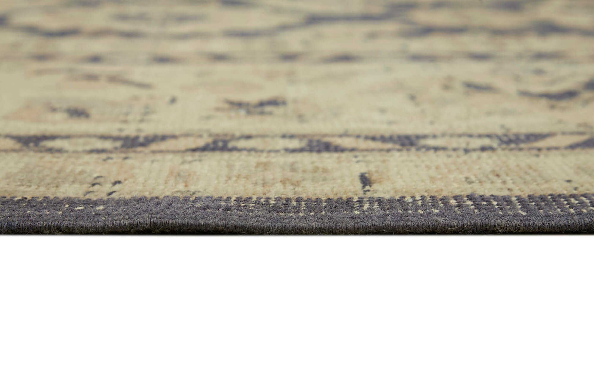 1980s 277 cm x 393 cm beige wool carpet