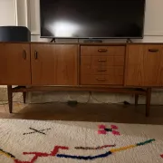 Vintage Scandinavian teak sideboard by G Plan, 1960.