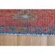 1970s Turkish Oushak Handmade Wool Cotton Orange Area Rug 86x284