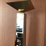 Mirror and gold metal lamppost