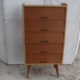 Vintage chiffonnier 1950 feet compass