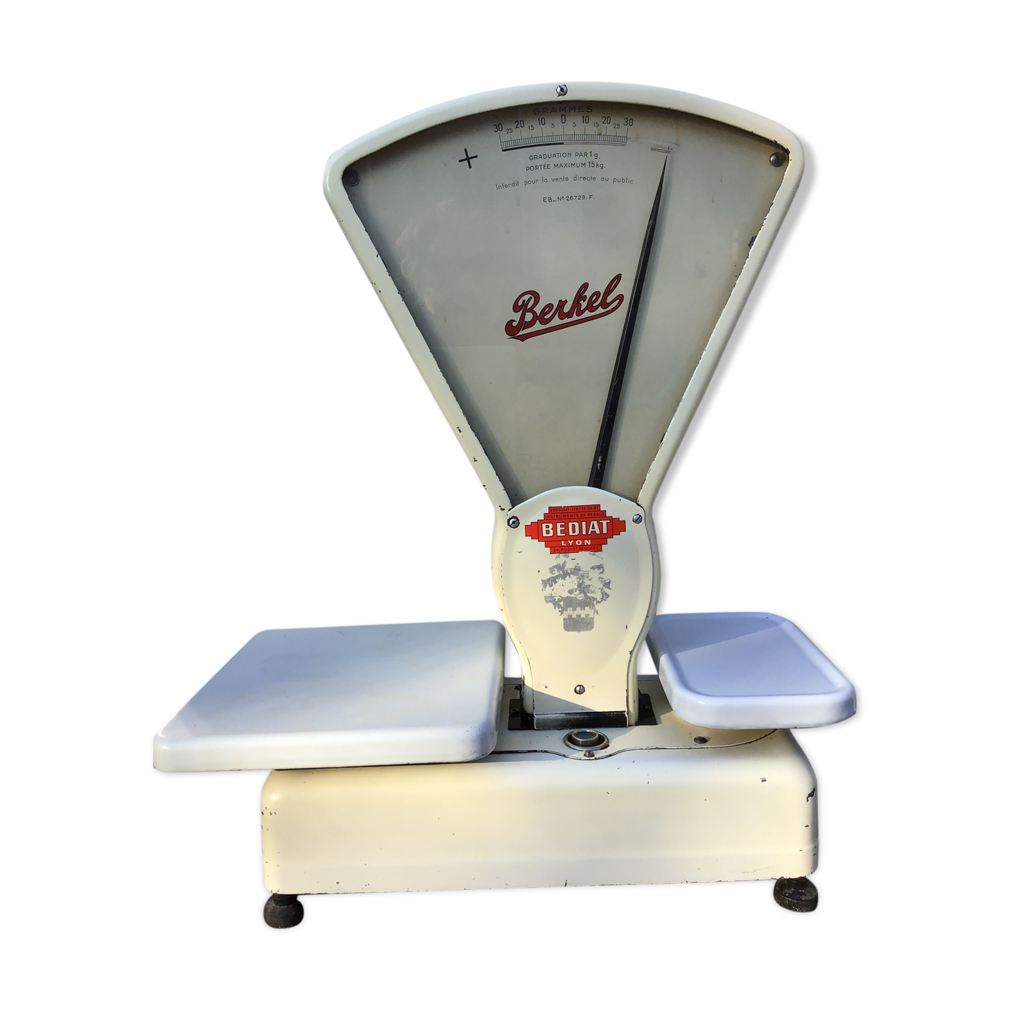Old Berkel cream scale