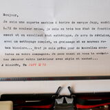 Japy L72 cream typewriter