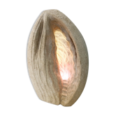 Lampe en pierre arsène galisson, 1980
