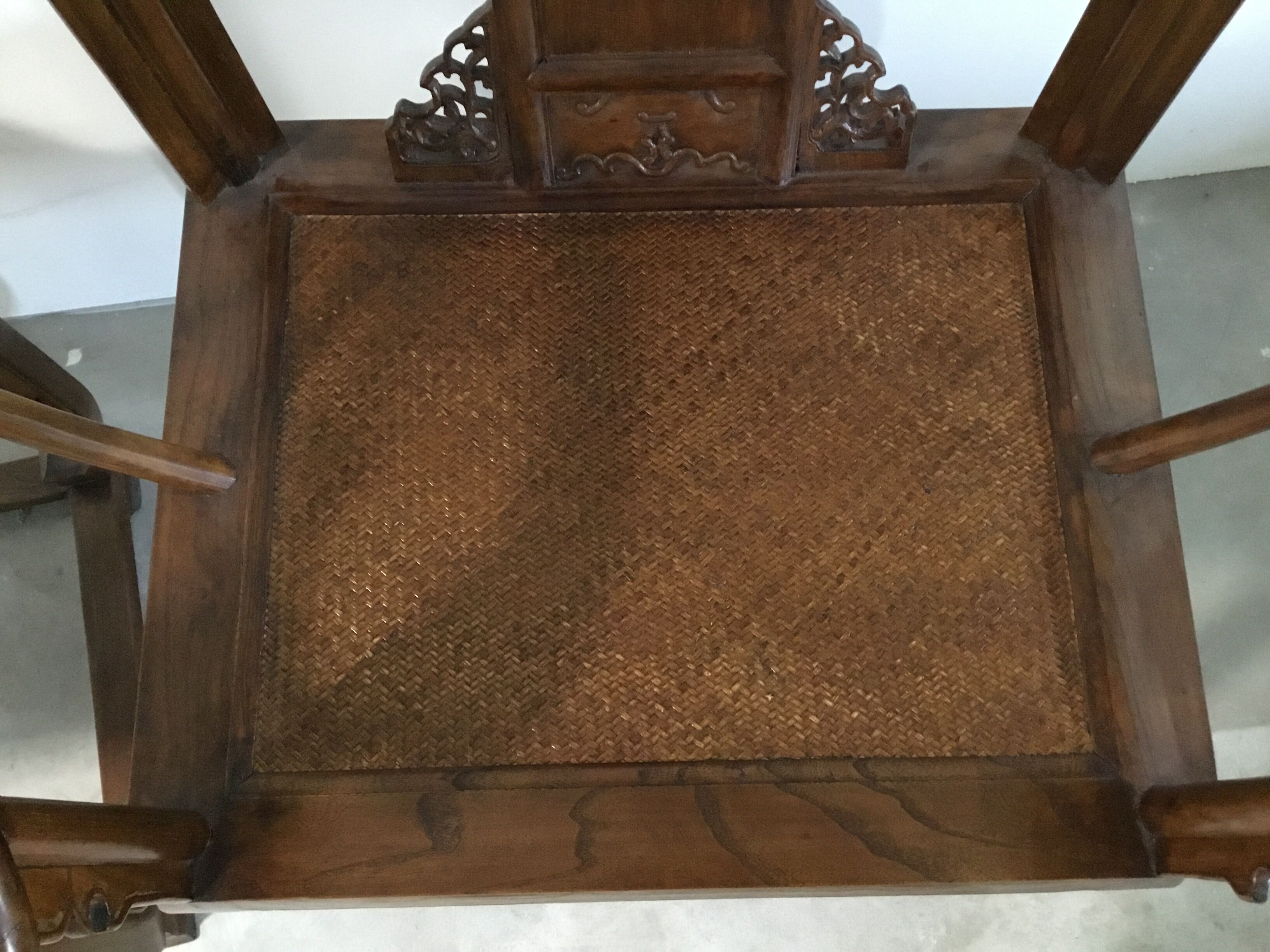 Chinese horseshoe armchair