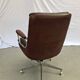 Tobacco leather office chair