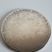 Dessous de plat en métal argenté anglais