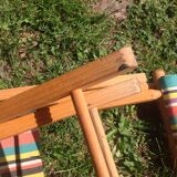 Duo of folding chairs