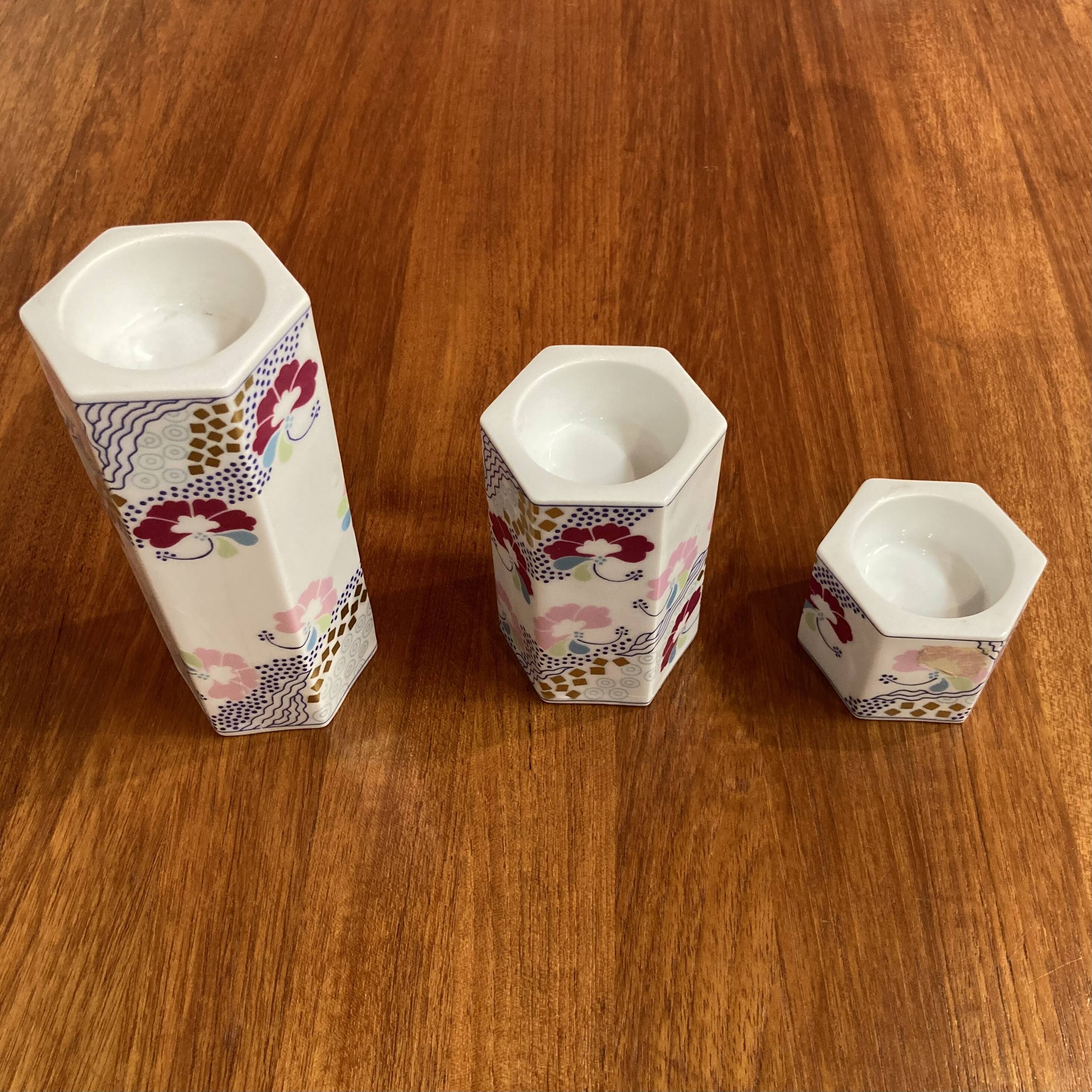 Set of five Scandinavian design ceramics.