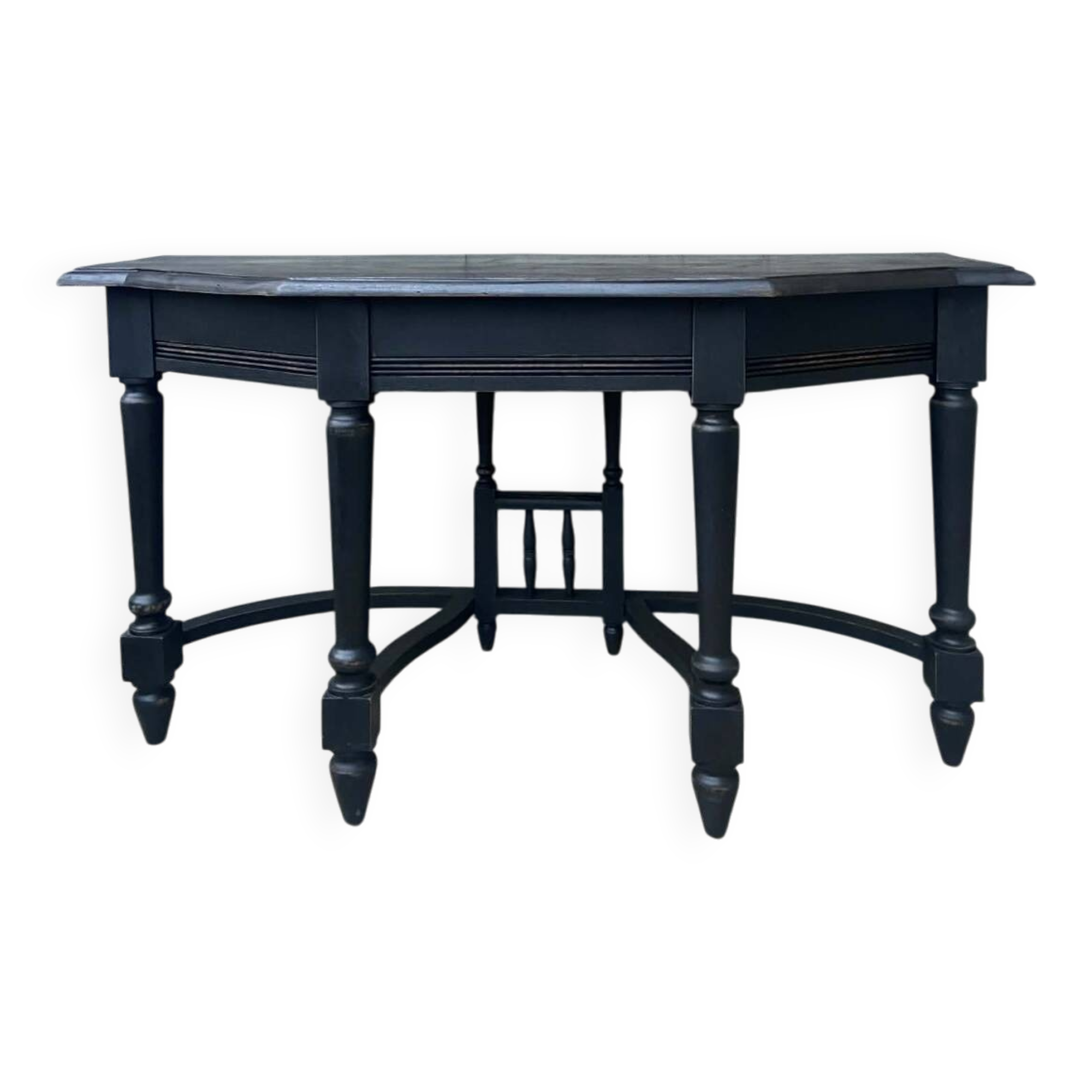 Black wooden console