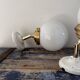 Paire d’appliques murales globes inclinables