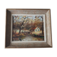 Tableau de jean hannedouche paysage  huile sur toile