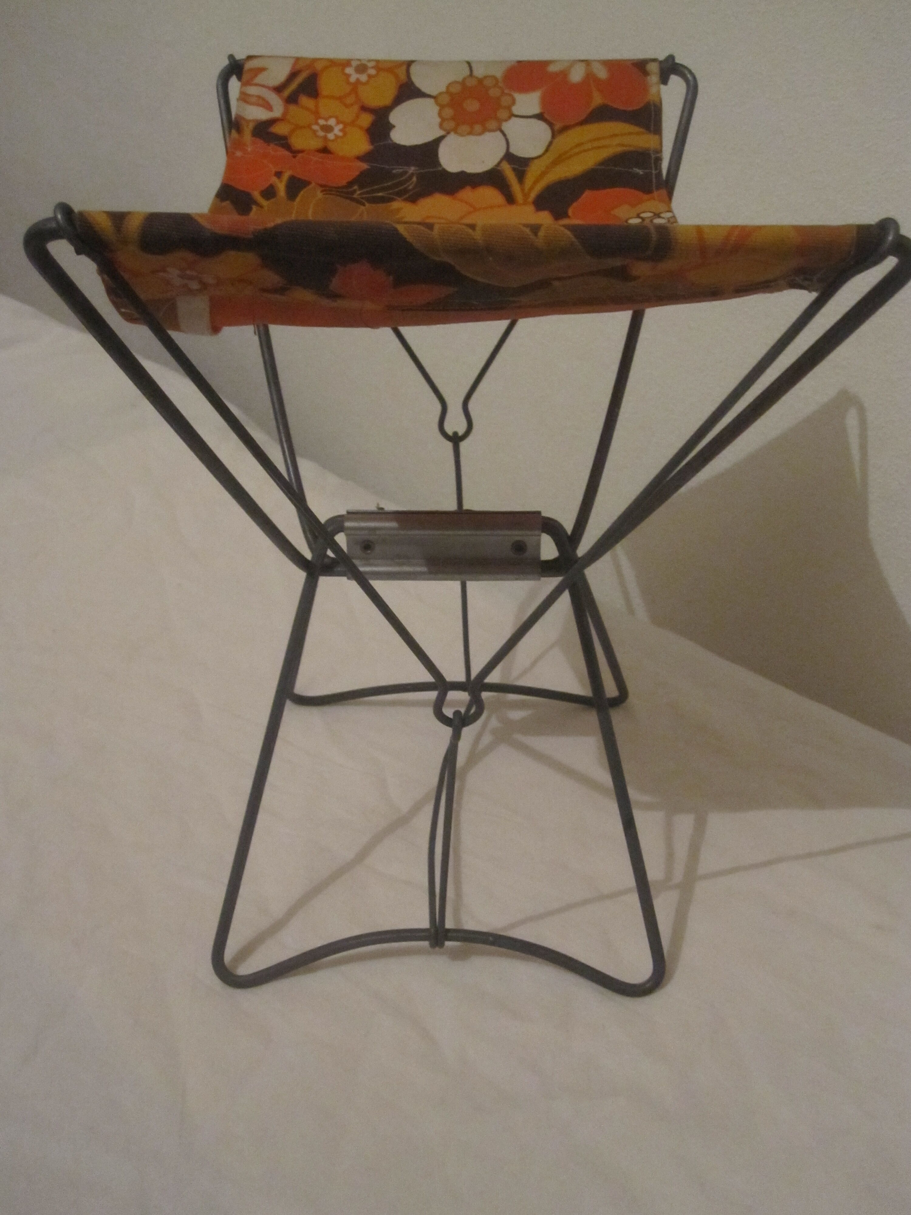 stool camping folding vintage