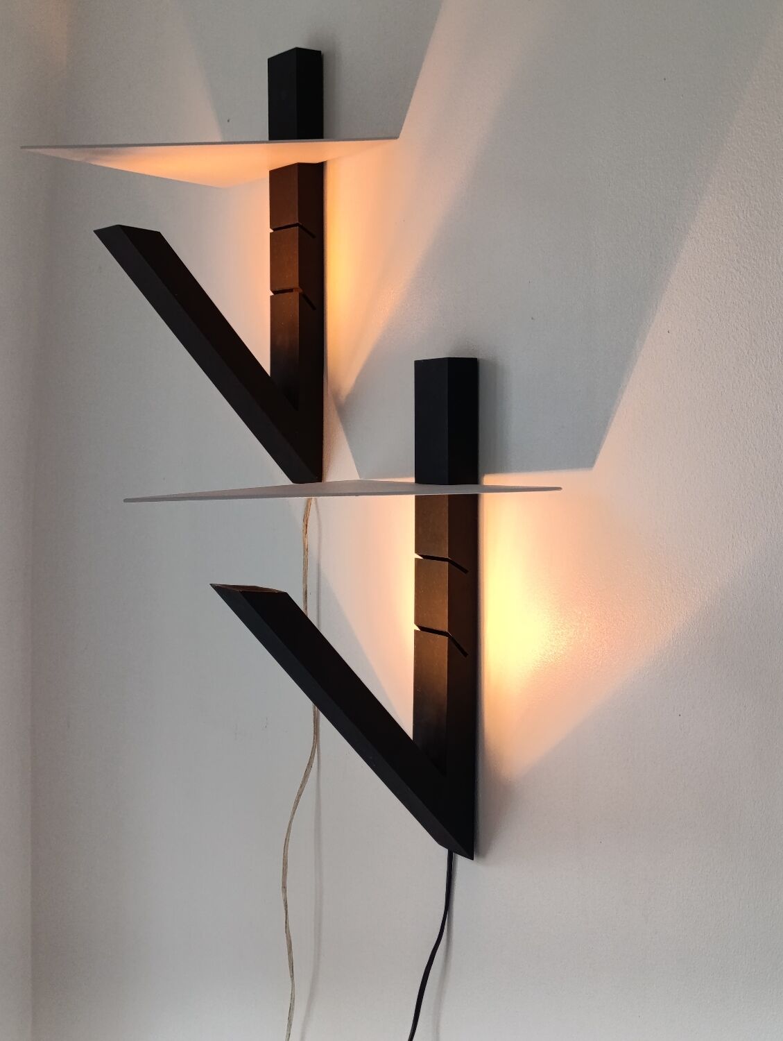 Pair of Tria wall lights
