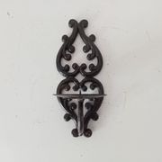Antique wall candle holder in enamelled cast iron