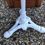 Marble pedestal table bistro