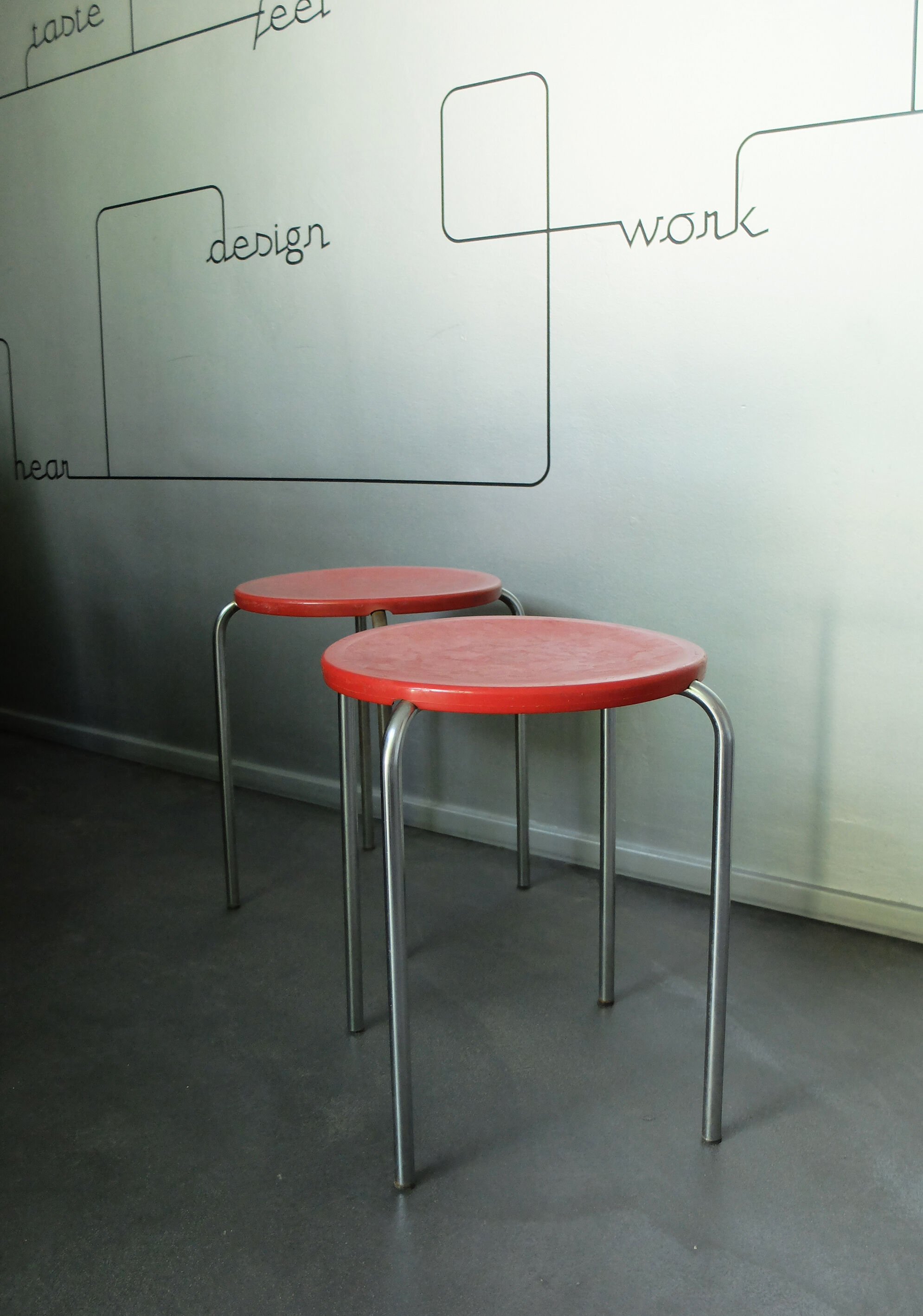 Pair of stools, Pierre Guariche for Meurop 1960s