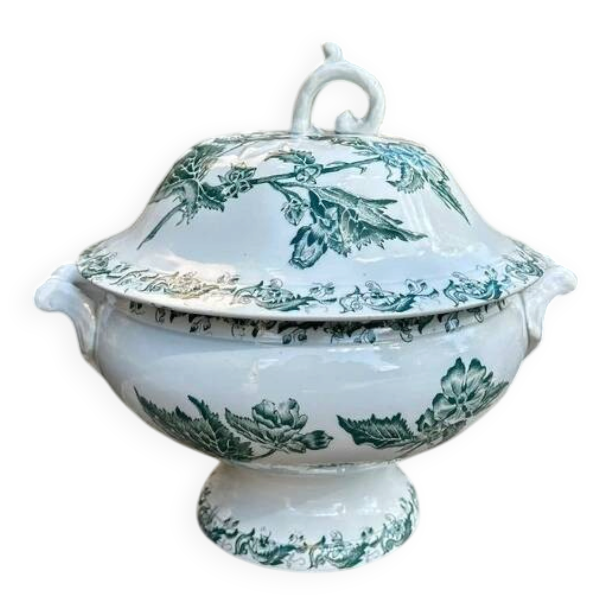 Antique ironstone soup tureen