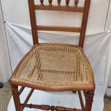 Rattan bedroom chair from the early 20th century
