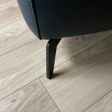 Canapé en cuir bleu