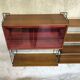 Modular vintage wall unit in teak.