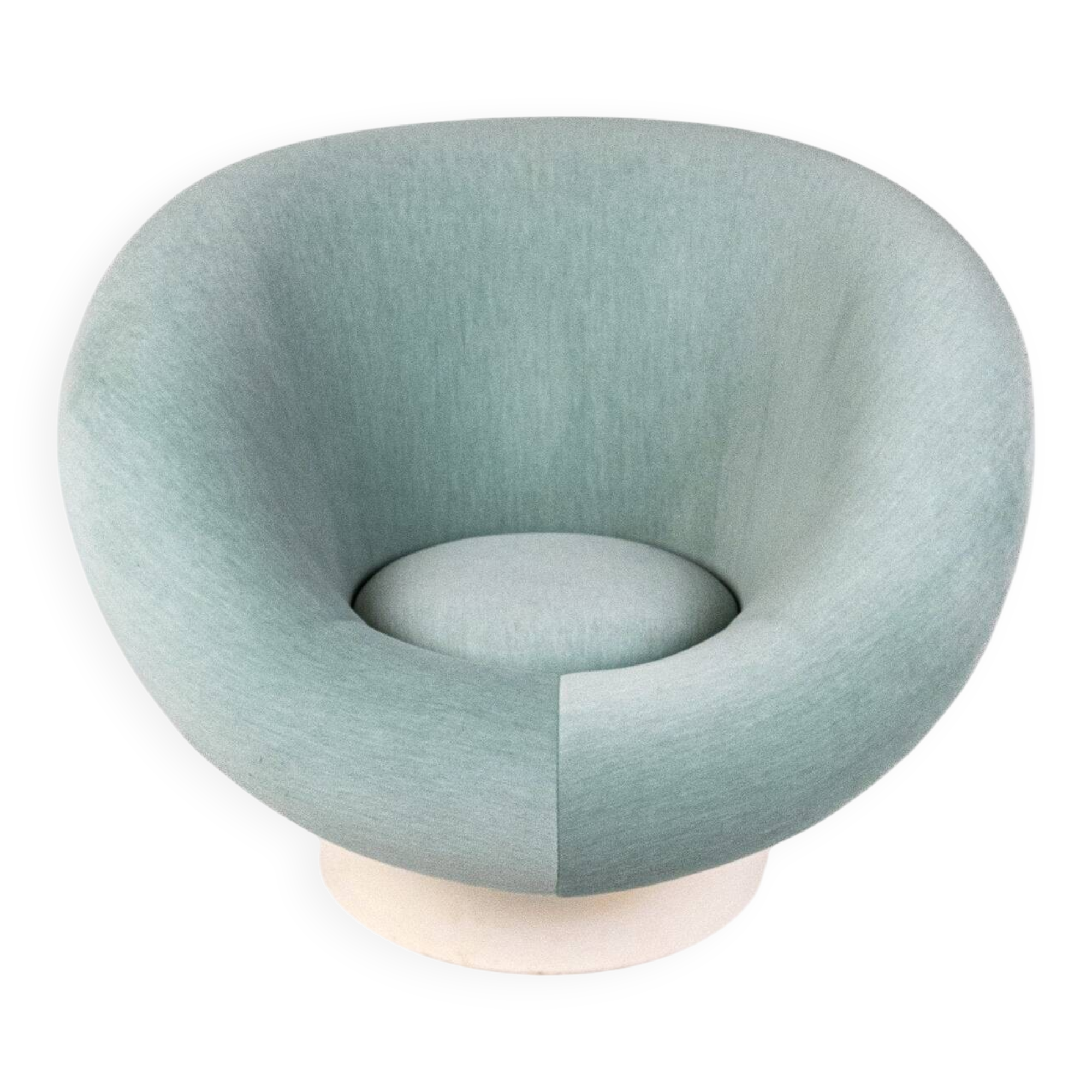 Krokus armchair in velvet by Lennart Bender for Ulferts AB, Sweden, 1970s