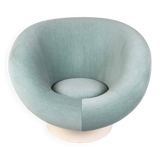 Krokus armchair in velvet by Lennart Bender for Ulferts AB, Sweden, 1970s