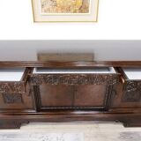Brown oak sideboard, 1890s