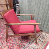 Fauteuil vintage design scandinave 60/70