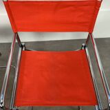 Paire fauteuils "metteur en scène" Lafuma chrome, pliants
