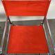 Pair of Lafuma chrome "director" folding chairs