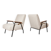 Pair of Rio armchairs by Pierre Guariche for Meurop, Belgium, 1960.