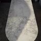 Table bistrot double ep art deco 1930 fonte marbre