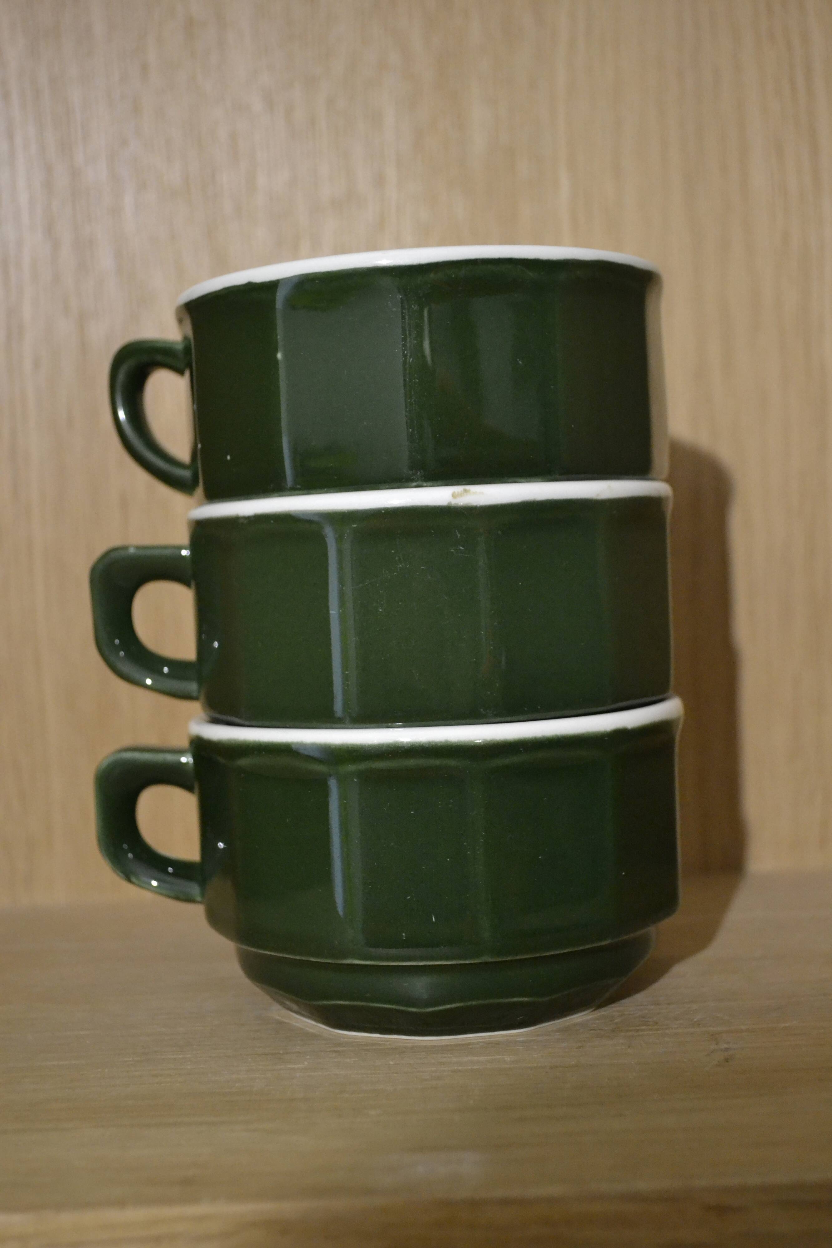 Set of 3 cups bistrot