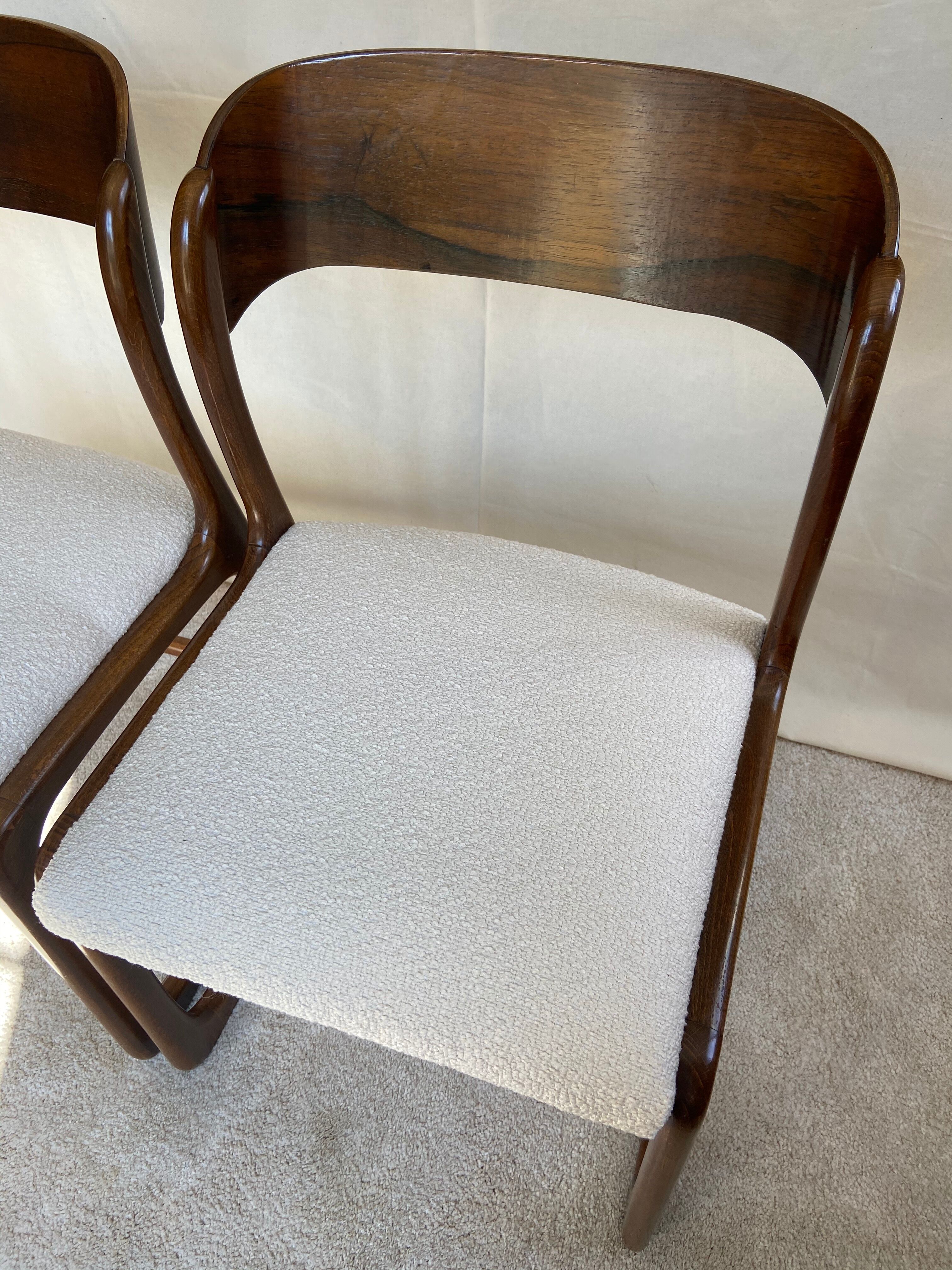 Set of 2 Baumann sleigh chairs