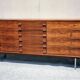 Swiss Form Scandinavian Sideboard in Rosewood from the 60s