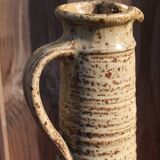 Enameled stoneware pitcher by André Gutman