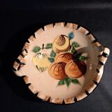 Spanish salad bowl in painted terracotta