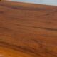 Chest of drawers in wood and opaline glass from the 1960s