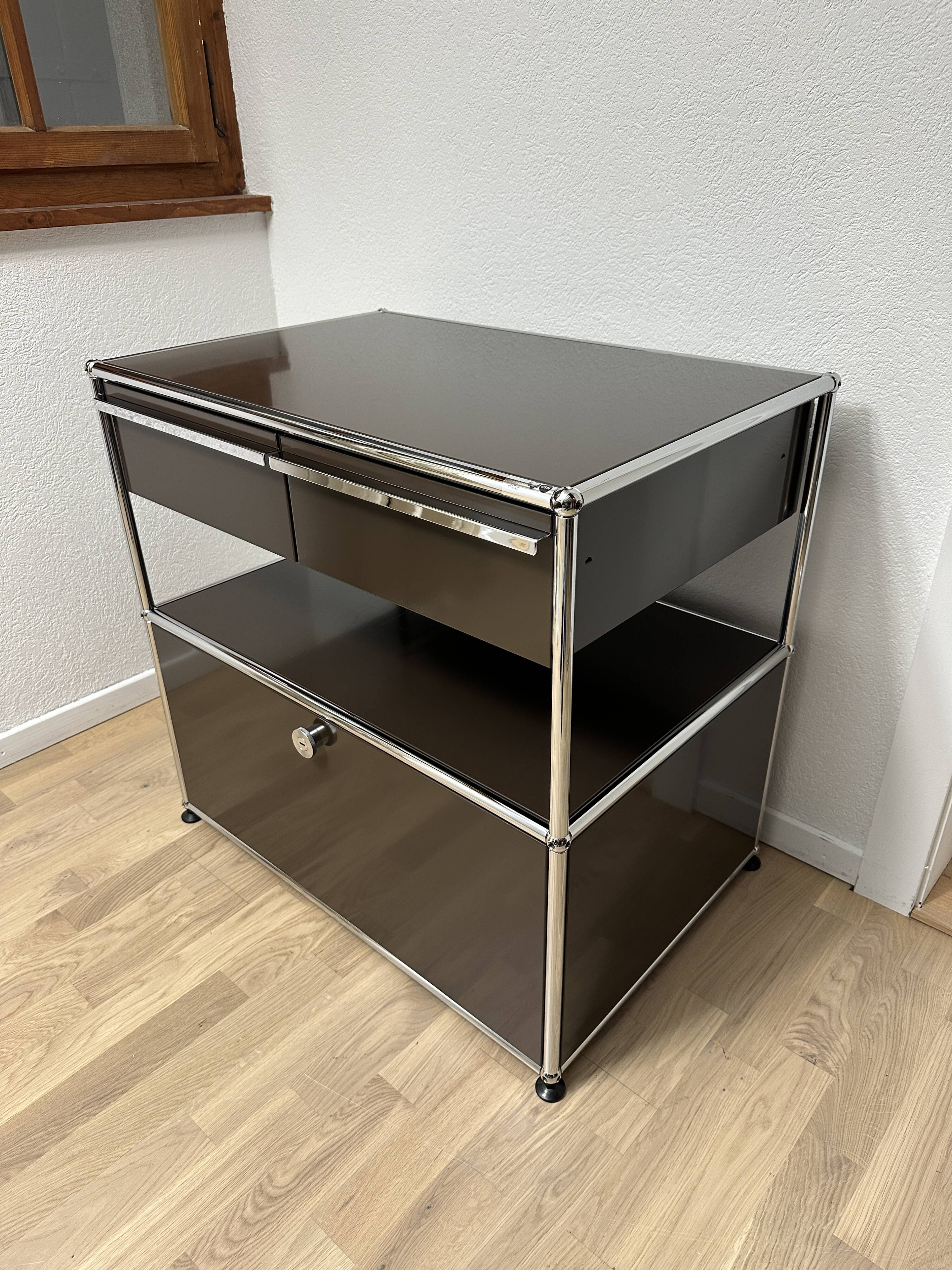 Commode USM Haller en Marron