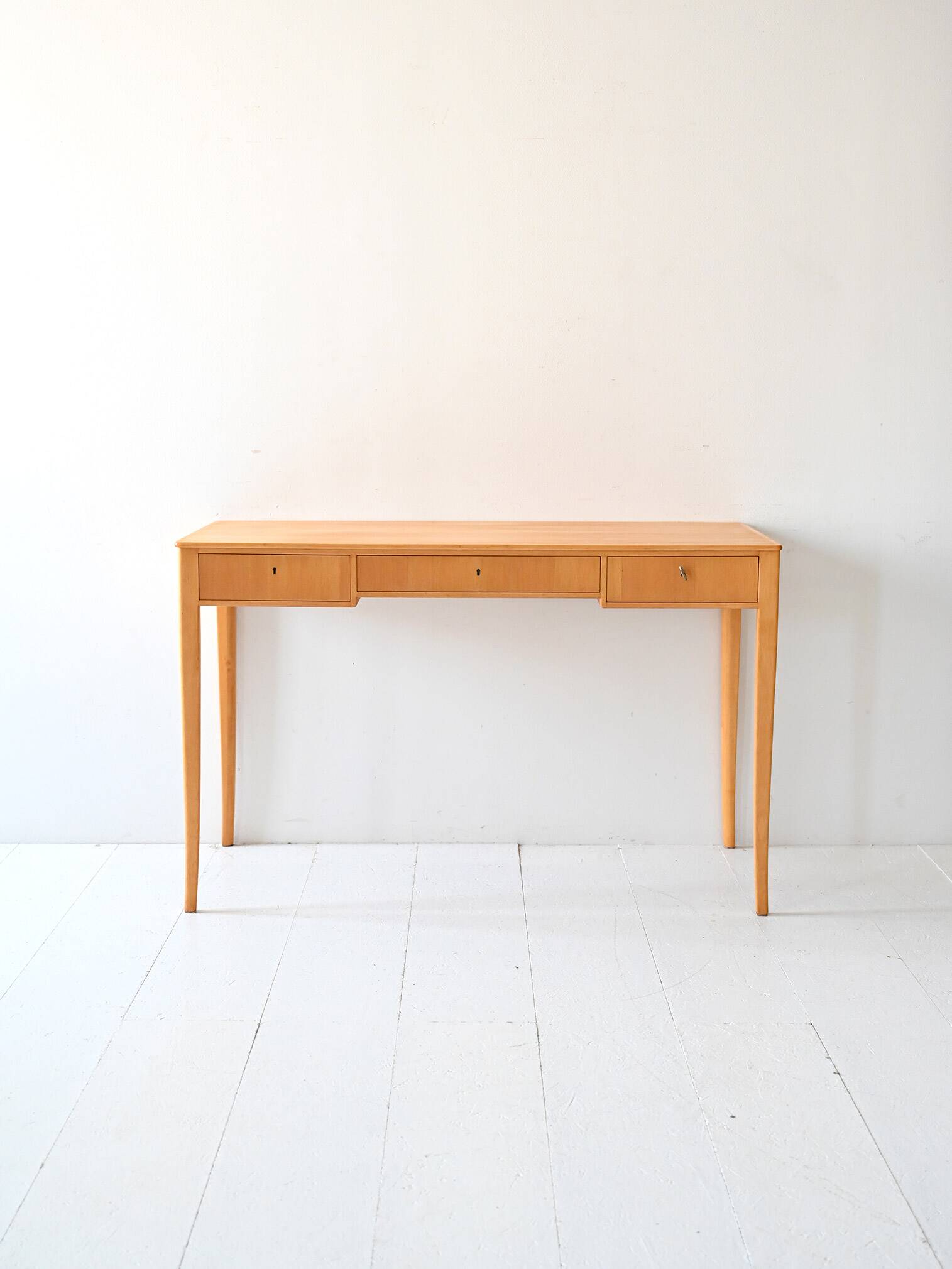 Swedish Light Birch Desk by Carl Malmsten for Åfors, 1940s