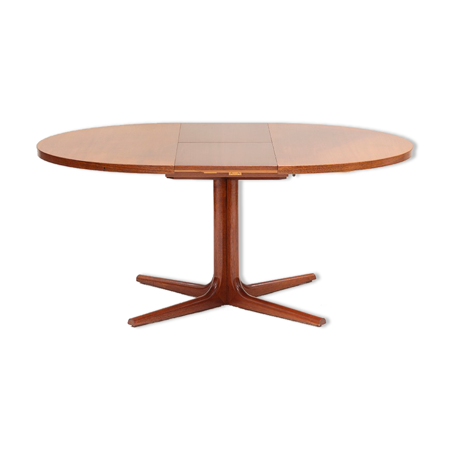 Round to oval danish dining table, Denmark, 1960’s