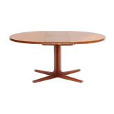 Round to oval danish dining table, Denmark, 1960’s
